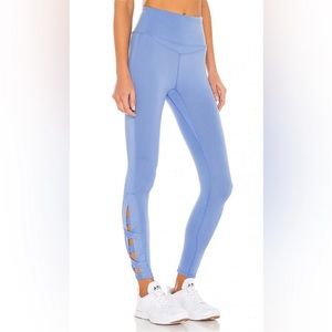Free people movement blue leggings medium
